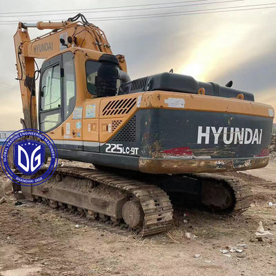 Χρησιμοποιούμενη πρωτότυπη Hyundai 225 22.5Ton Crawler Excavator Μέση Excavator Διαθέσιμο τώρα