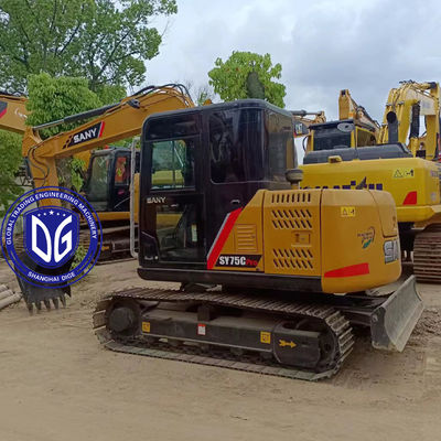 Προέλευση Κίνα SY75 Χρησιμοποιούμενη Sany Excavator SY75 Excavator Χρησιμοποιούμενη Sany Excavator SY75