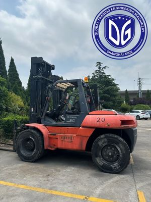 8t 8FDA80 Toyota Χρησιμοποιούμενο ανελκυστήρα ισχυρό Χρησιμοποιούμενο ανελκυστήρα υδραυλική μηχανή