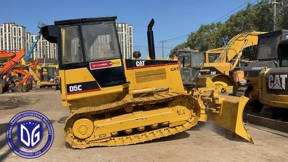 D5C Χρησιμοποιήθηκε Caterpillar Dozer Υδραυλική μπουλντόζα με θαυμάσια ισχύ