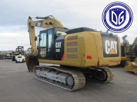 320E 20 τόνων μεταχειρισμένη εκσκαφέας Caterpillar με υπερδύναμη μηχανή