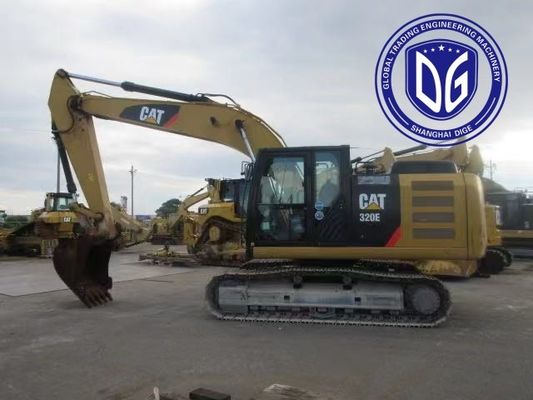 320E 20 τόνων μεταχειρισμένη εκσκαφέας Caterpillar με υπερδύναμη μηχανή