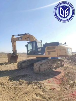 Σκάφος 340D2L Χρησιμοποιούμενη εκσκαφέας Caterpillar 40 τόνων Χρόνος δοκιμασμένος εκσκαφέας χειριστή γης