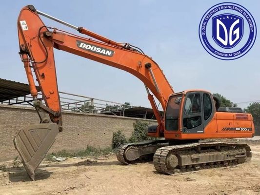 Σώστε χρόνο και εργασία DX300LC 30t Χρησιμοποιούμενη εκσκαφέας Doosan με εξαιρετικά ανθεκτική