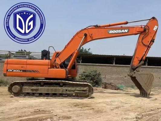Σώστε χρόνο και εργασία DX300LC 30t Χρησιμοποιούμενη εκσκαφέας Doosan με εξαιρετικά ανθεκτική
