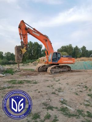 Χρησιμοποιούμενη εκσκαφέας 50 τόνων Doosan DX500LC με ακριβή έλεγχο της εκσκαφής