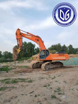 Χρησιμοποιούμενη εκσκαφέας 50 τόνων Doosan DX500LC με ακριβή έλεγχο της εκσκαφής