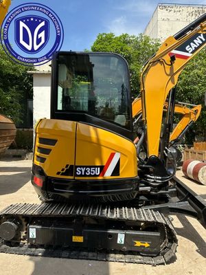 Χρησιμοποιούμενος Sany SY35 3 τόνων Excavator μικρός Excavator Crawler σχεδόν νέο συμπαγές σχεδιασμό