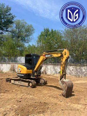 Προέλευση Κίνα SY55 Χρησιμοποιούμενη Sany Excavator SY55 Excavator Χρησιμοποιούμενη Sany Excavator SY55