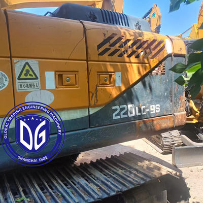 Αρχικό Hyundai 220 20ton Χρησιμοποιημένο υδραυλικό εξορυκτήρα κλασικό μοντέλο διαθέσιμο τώρα