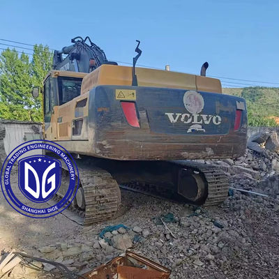 Αρχική χρησιμοποιημένη τεχνολογία μείωσης θορύβου Volvo EC480 48Ton Crawler Excavator