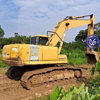 Αρχική Komatsu PC200-7 20ton Excavator προέλευση από την Ιαπωνία, καλή κατάσταση σε πώληση