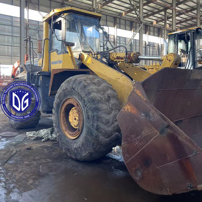 Αρχικό Komatsu WA470-6 Χρησιμοποιούμενο φορτιστή Αντιγλιστρές γραμμές και αποτελεσματικό σύστημα ψύξης