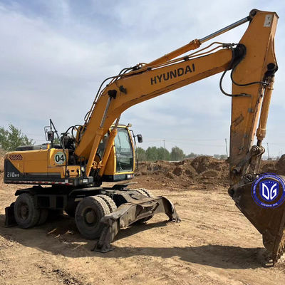 Προέλευση Κορέα 210W-9 Χρησιμοποιούμενη Hyundai Excavator 210W-9 Χρησιμοποιούμενη Hyundai Excavator 210W-9
