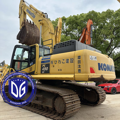 Μεταχειρισμένο PC490 Komatsu 49 τόνων Ερπυστριοφόρο Υδραυλικό Μεγάλο Εκσκαφέα σε Καλή Κατάσταση