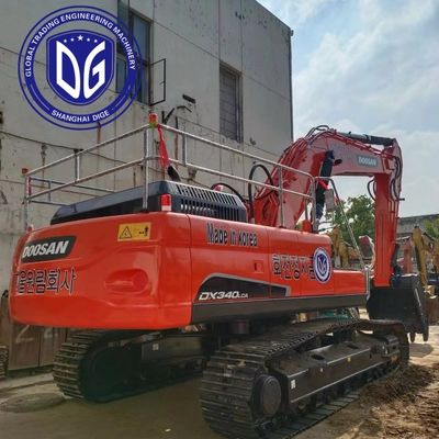 DX340LCA 34t Χρησιμοποιούμενος εξορυκτής Doosan πρωτότυπο από την Κορέα με ισχυρό χέρι