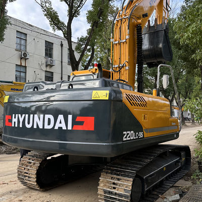 20 τόνων Κορεατική μάρκα Excavator Hyundai 220LC-9S Χρησιμοποιούμενη εκσκαφέας για κατασκευαστικό εξοπλισμό Hyundai