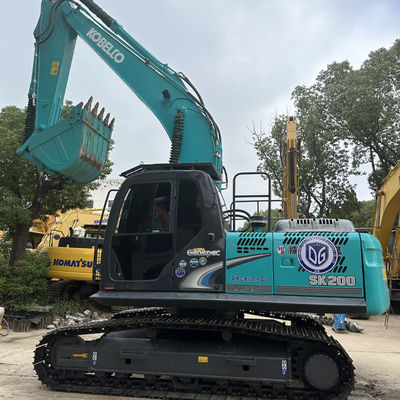 Εκσκαφέας 20 τόνων της ιαπωνικής μάρκας Kobelco SK200 Χρησιμοποιούμενος εκσκαφέας για τον κατασκευαστικό εξοπλισμό Kobelco