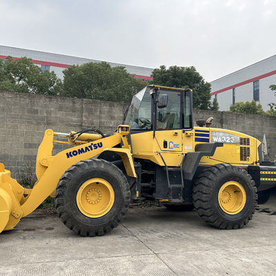 Χρησιμοποιούμενος φορτιστής WA320-5 Ιαπωνία Komatsu WA320-3 WA320-5 WA470-3 WA470-6 φορτιστής τροχών σε εξαιρετική κατάσταση