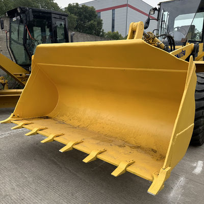 Χρησιμοποιούμενος φορτιστής WA320-5 Ιαπωνία Komatsu WA320-3 WA320-5 WA470-3 WA470-6 φορτιστής τροχών σε εξαιρετική κατάσταση