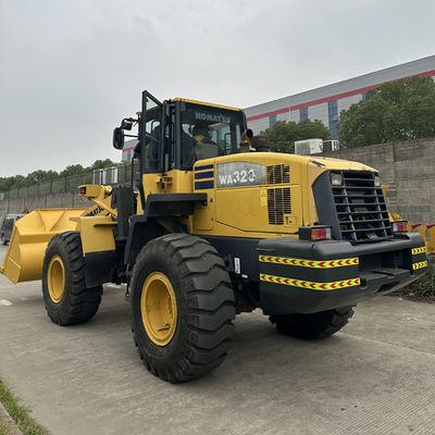 Χρησιμοποιούμενος φορτιστής WA320-5 Ιαπωνία Komatsu WA320-3 WA320-5 WA470-3 WA470-6 φορτιστής τροχών σε εξαιρετική κατάσταση