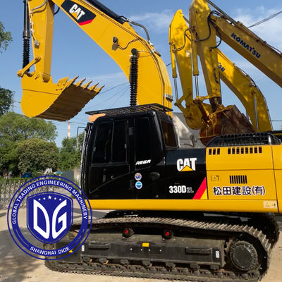 Χρησιμοποιούμενος εκσκαφέας CAT 330D τύπου μετακίνησης σιδηροδρομικής γραμμής 30 τόνων