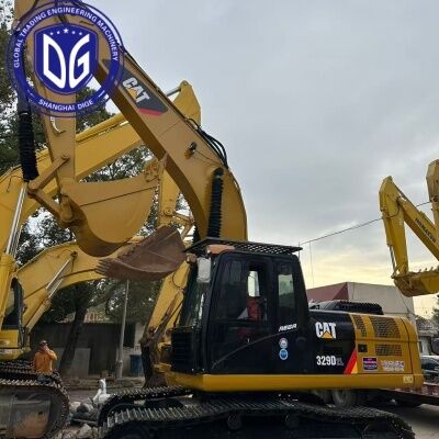 Ιαπωνία πουλάει ζεστά Caterpillar CAT 329 Εκσκαφέας Υψηλής ισχύος Υδραυλικός Εκσκαφέας 29 Τόνων Μεταχειρισμένος Εκσκαφέας σε απόθεμα