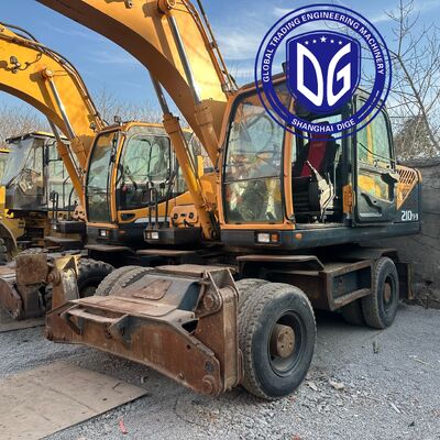 Πώληση μεταχειρισμένος τροχοφόρος εκσκαφέας Hyundai 210W-9 | Αποτελεσματικό &amp; έτοιμο για εξαγωγή