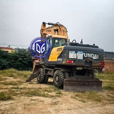 Βρετανία Χρησιμοποιήθηκε Hyundai 210W-9VS τροχιακή εκσκαφέας για πώληση ζεστή πώληση 21Ton εκσκαφέας