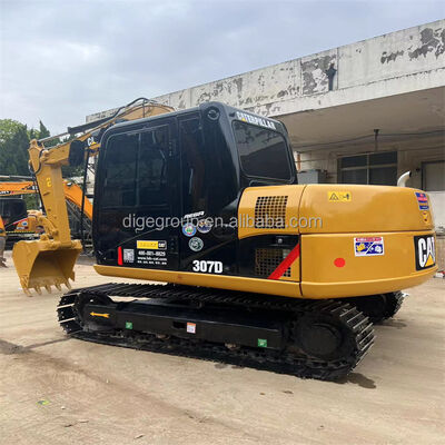 Μεταχειρισμένος εκσκαφέας Caterpillar 307D 7t σε απόθεμα με φθηνή τιμή, στιβαρός, ανθεκτικός, οικονομικός σε καύσιμα, ισχυρός εκσκαφέας προς πώληση