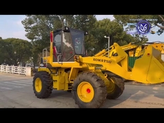 WA100 Χρησιμοποιούμενη φορτιστή Komatsu, υψηλή απόδοση και εξοικονόμηση καυσίμου, προέλευση από την Ιαπωνία, προς πώληση τώρα